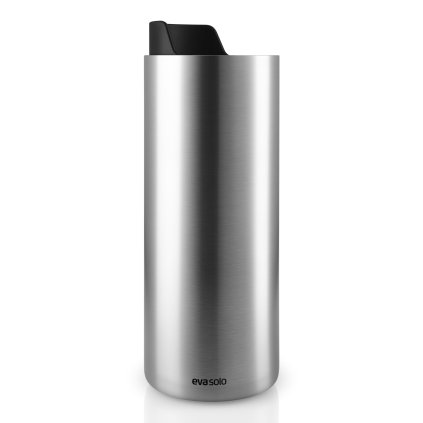 Κούπα θερμός ταξιδίου TO GO, 350 ml, με μαύρο καπάκι, από ανοξείδωτο χάλυβα, Eva Solo