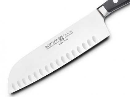 Μαχαίρι Santoku, 17 cm με οβάλ αυλακώσεις, Classic, Wüsthof