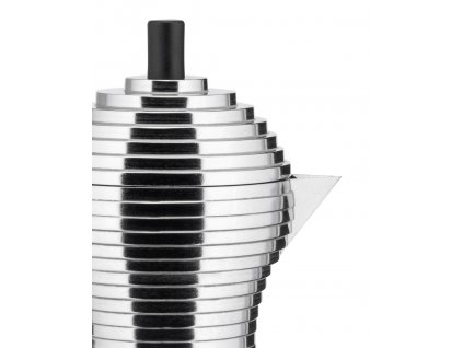 Καφετιέρα εσπρέσο σε εστία PULCINA 150 ml, σε μαύρο, Alessi