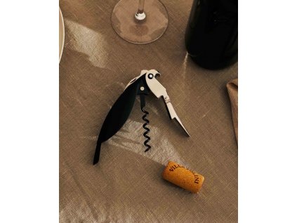 Τιρμπουσόν PARROT, μαύρο, Alessi