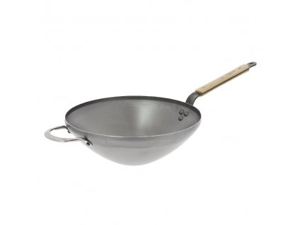 Τηγάνι wok MINERAL B, 32 cm, από χάλυβα, de Buyer