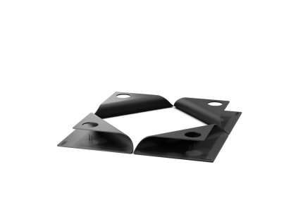 Κηροπήγιο SQUARE CANDLE, σετ 4 τεμαχίων, μαύρο, Höfats
