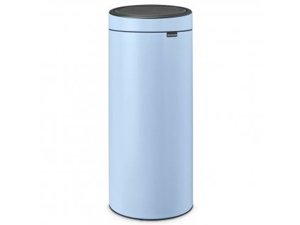 Κάδος με καπάκι αφής TOUCH BIN NEW, 30 l, σε γαλάζιο, Brabantia