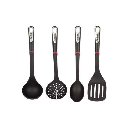 Ξύλινες κουτάλες μαγειρικής INGENIO, σετ 4 τμχ, Tefal
