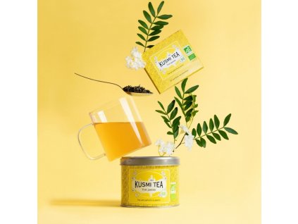 Πράσινο τσάι γιασεμί, κουτάκι τσαγιού 90 g χύμα φύλλα, Kusmi Tea