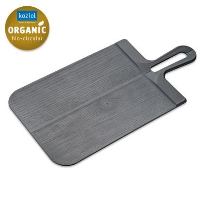 Επιφάνεια κοπής SNAP L, αναδιπλούμενη, σταχτί γκρι, πλαστικό, Koziol