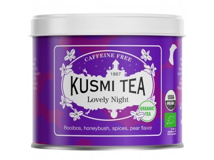 Τσάι Rooibos LOVELY NIGHT, κουτάκι τσαγιού 100 g χύμα φύλλα, Kusmi Tea