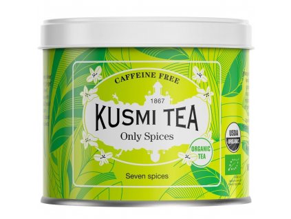 Τσάι από βότανα ONLY SPICES, κουτάκι τσαγιού 100 g χύμα φύλλα, Kusmi Tea
