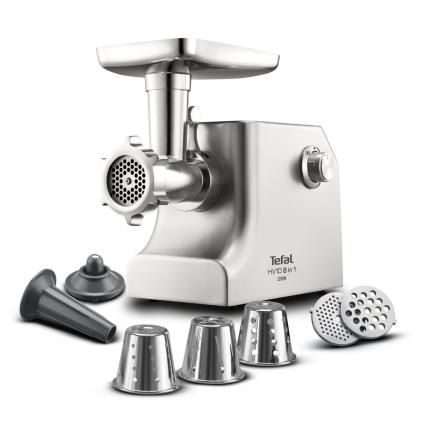 Εξάρτημα μύλου κρέατος HV10 8σε1 NE858 Tefal ασημί