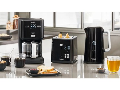 Καφετιέρα φίλτρου SMART'N'LIGHT CM600810, μαύρο, Tefal