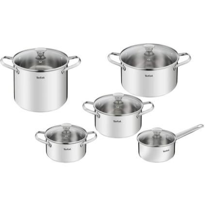 Σετ μαγειρικών σκευών COOK EAT B921SA55, σετ 10 τμχ, Tefal