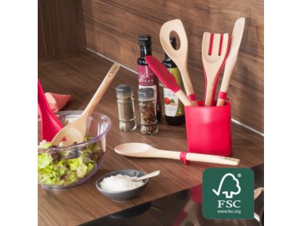 Σπάτουλα INGENIO WOOD K2303314, 32 cm, από ξύλο, Tefal