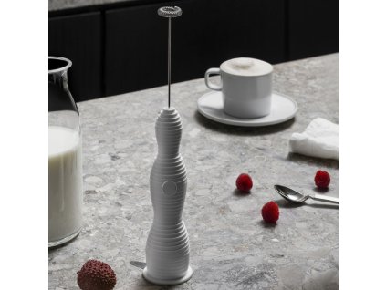 Συσκευή για αφρόγαλα PULCINA, σε λευκό, Alessi