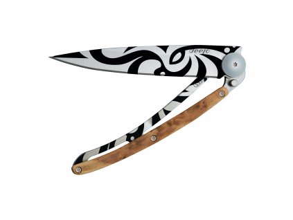 Μαχαίρι τσέπης TATOO TRIBAL, 37 g, από ξύλο αρκεύθου, deejo