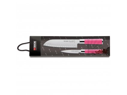 Μαχαίρια PINK SPIRIT, σετ 2 τεμαχίων, σε ροζ, F.DICK