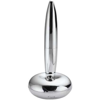 Στυλό LUCY 12 cm, διαρκείας, σε μαγνητική βάση, ασημί, Philippi