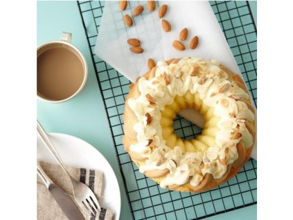 Φόρμα κέικ Bundt, 22 cm, κόκκινη, από σιλικόνη, Lékué