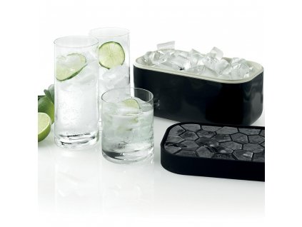 Δοχείο πάγου ICE BOX με παγοθήκη, 1,8 l, μαύρο, Lékué