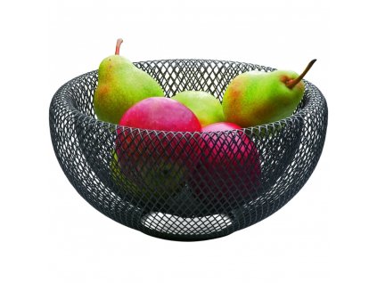 Μπολ για φρούτα MESH, 25 cm, σε μαύρο, Philippi
