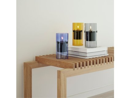 Λάμπα πετρελαίου LUCIE 17,5 cm, κυανό, γυαλί, Stelton