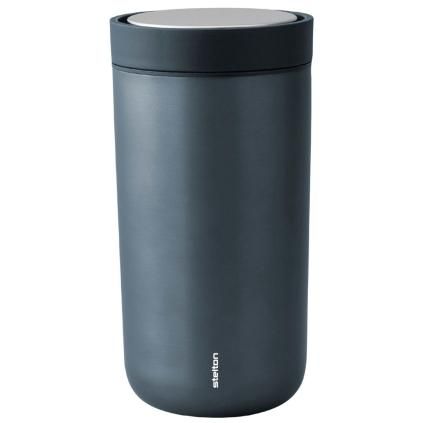 Κούπα θερμός TO GO CLICK 200 ml, γυαλιστερή σκούρο μπλε, Stelton