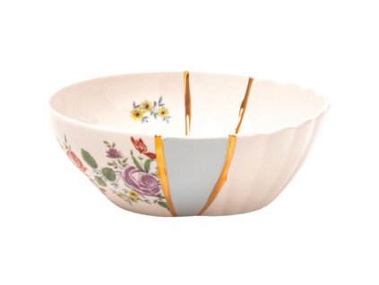 Σαλατιέρα KINTSUGI 3, 19 cm, σε λευκό, Seletti
