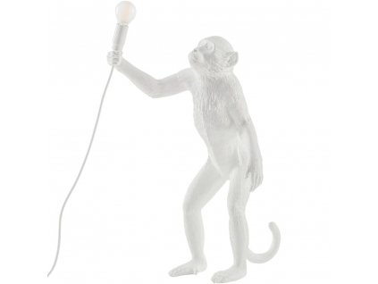 Επιτραπέζια λάμπα MONKEY STANDING, 54 cm, σε λευκό, Seletti