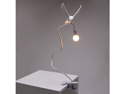 Λάμπα γραφείου SPARROW LANDING, 100 cm, σε λευκό, Seletti