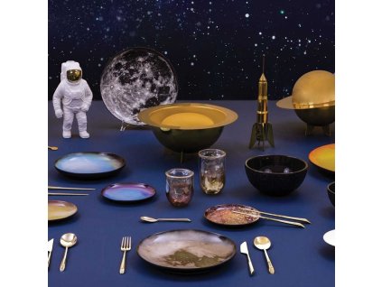 Σαλατιέρα COSMIC DINER LUNAR, 34 cm, από ορείχαλκο, Seletti