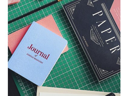 Σημειωματάριο τσέπης JOURNAL, 128 σελίδες, μπλε, Printworks