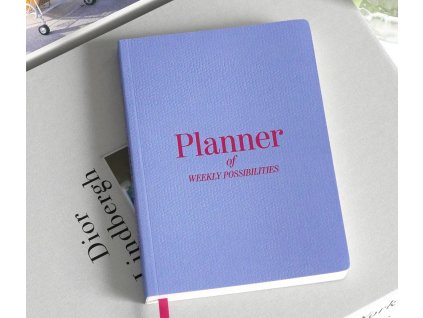 Ατζέντα PLANNER OF WEEKLY POSSIBILITIES, 238 σελίδες, μπλε, Printworks