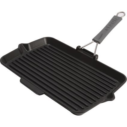 Ορθογώνια σχάρα από χυτοσίδηρο 34 x 21 cm Staub