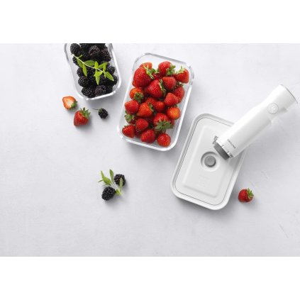 Δοχείο κενού τροφίμων FRESH & SAVE S 350 ml, λευκό, γυάλινο, Zwilling