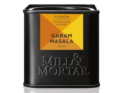 Βιολογικά μείγματα μπαχαρικών GARAM MASALA 50 g, Mill & Mortar