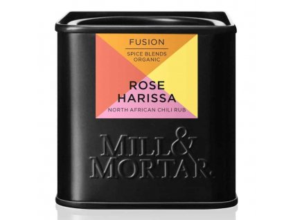 Βιολογικά μείγματα μπαχαρικών ROSE HARISSA 50 g, Mill & Mortar