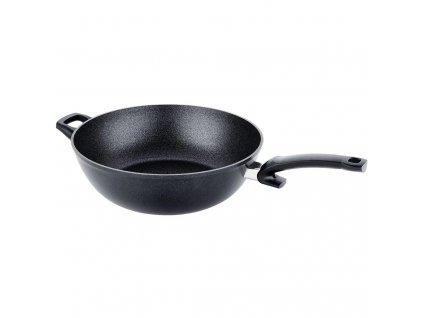 Τηγάνι wok ADAMANT 32 cm, μαύρο, αλουμίνιο, Fissler