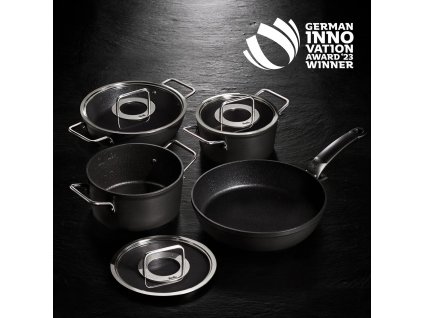 Ρηχή κατσαρόλα ADAMANT 28 cm, μαύρο, αλουμίνιο, Fissler