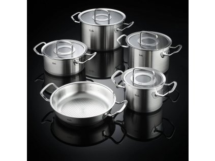 Κατσαρόλα μαγειρέματος ORIGINAL PROFI 24 cm, ασημί, ανοξείδωτο ατσάλι, Fissler