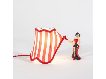 Επιτραπέζιο φωτιστικό CIRCUS ABATJOUR WOMAN 26 cm, πολύχρωμο, ρητίνης, Seletti