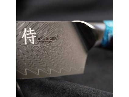 Μαχαίρι Santoku RESIN FUTURE 17 cm, μπλε, Dellinger