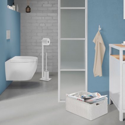 Γάντζος πετσέτας CARVO 6 cm, λευκό, ανοξείδωτο ατσάλι, Zack