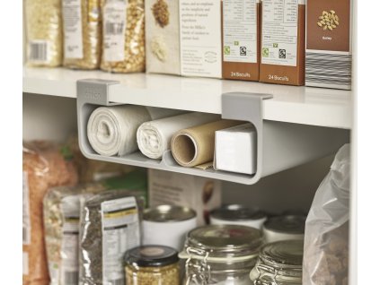 Οργανωτής για ντουλάπι κουζίνας CUPBOARDSTORE 26 cm, για μεμβράνες και σακούλες, γκρι, Joseph Joseph