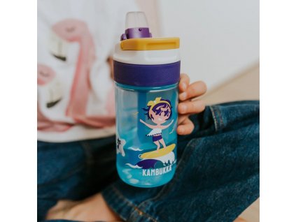 Παιδικό μπουκάλι LAGOON 400 ml, surf girl, tritan, Kambukka