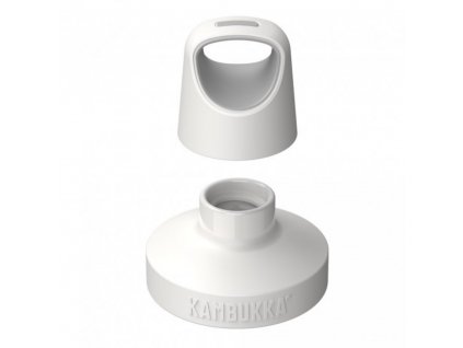 Ανταλλακτικό βιδωτό καπάκι γενικής χρήσης RENO λευκό, πλαστικό, Kambukka