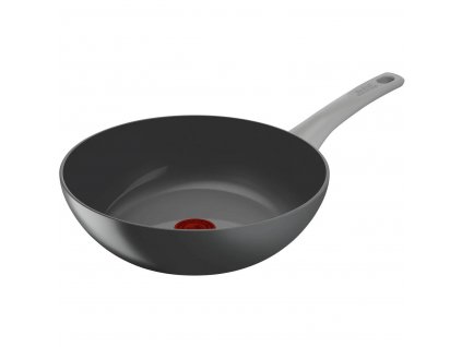 Τηγάνι wok RENEW ON C4271932 28 cm, γκρι, αλουμίνιο, Tefal