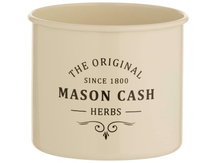 Γλάστρα HERITAGE 10 cm, απόχρωση κρεμ, από ατσάλι, Mason Cash