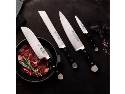 Μαχαίρι λαχανικών ALPHA POM 13 cm, μαύρο, Güde