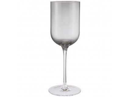 Ποτήρι λευκού κρασιού FUUMI 310 ml, σετ 4 τεμαχίων, σε γκρι απόχρωση, γυάλινο, Blomus