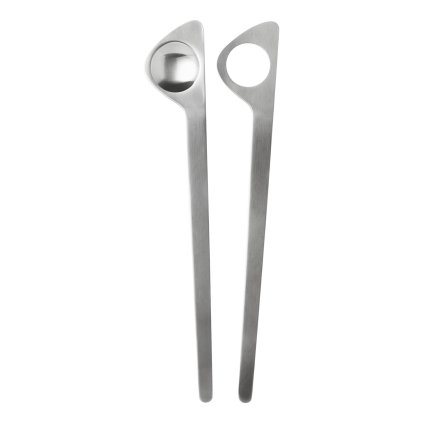 Κουτάλες για σαλάτα ARNE JACOBSEN, σετ 2 τεμαχίων, ασήμι, ανοξείδωτο ατσάλι, Stelton