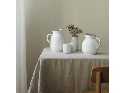 Αεροστεγής κανάτα AMPHORA 1 l, 21 cm, σε λευκό, πλαστική, Stelton